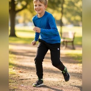 Avalanche Boy's Black Joggers